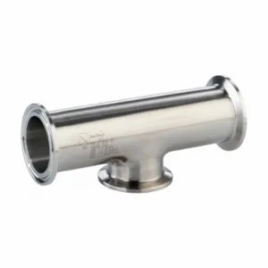 MAXPURE TEG7S6L4.0-PL Short Outlet Tee, 316L Stainless Steel, Clamp x Clamp x Clamp | CT2LLF 792MZ5