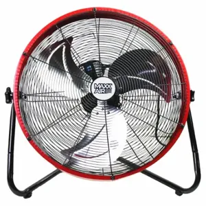 MAXX AIR HVFF 20S REDUPS High Velocity Shrouded Floor Fan 3 Speed, High Velocity Shrouded Floor Fan 3 Speed | CT2MJX 43GL30