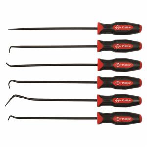 MAYHEW TOOLS 13095 Extra Long Pick Set, Steel, 6 Pieces, 17 3/4 Inch Overall Length | CJ2DJQ 54XR53