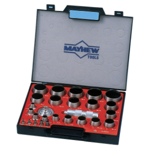 MAYHEW TOOLS 66002 Hollow Punch Set, 13 Inch Size, Alloy Steel, 27 Pieces | AE4RJM 5MM18