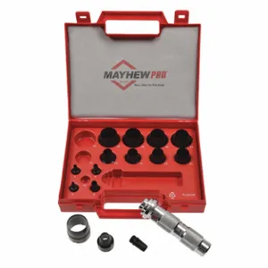 MAYHEW TOOLS 66004 Hollow Punch Set, 3 To 30 mm, 16 Pieces | AE2DBJ 4WME7