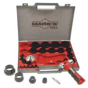 MAYHEW TOOLS 66080 Hollow Punch Set, Sae Alloy, 28 Pieces | AB7WDB 24D582