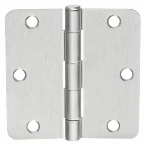 MCKINNEY 3½x3 1/2 1414 26D Butt Hinge, 3 Holes per Leaf, 1 1/4 Inch Door Leaf Width, 180 Deg Range of Motion, Rounded | CT2MKX 443L97