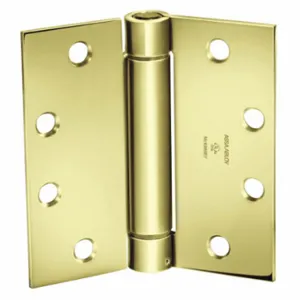 MCKINNEY 4-1/2X4-1/2 3 1502 Hinge, Brass, Bright Brass, Square, 4 Holes per Leaf, Screw-On | CT2MPA 56HL93