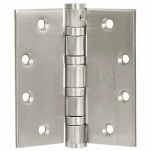 MCKINNEY 4 1/2X4 1/2 T4A338632DNRP Hinge, Stainless Steel, Stainless Steel, Square, 4 Holes per Leaf | CT2MNU 56HL22