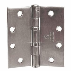 MCKINNEY 4 1/2X4 1/2 TA2314 32DNRP Hinge, Stainless Steel, Stainless Steel, Square, 4 Holes per Leaf, Screw-On, Ball | CT2MPC 56HL20