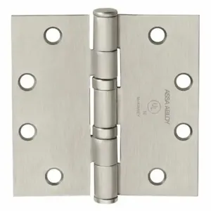 MCKINNEY 4 1/2X4 1/2 TA2714 15 Hinge, 4 Holes per Leaf, Square, Brass | CT2MMX 56HK45