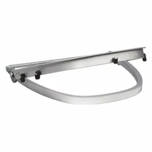 MCR SAFETY 102 Faceshield Bracket, Aluminum, Silver | CT2PUF 3NMD3