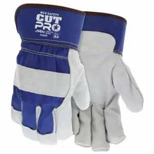 MCR SAFETY 1400HL Glove, Cut Resistant Leather Palm, L, PK 12 | CT2PYM 377TY1