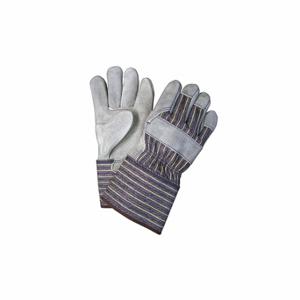 MCR SAFETY 1410A Lederhandschuhe, Größe L, Rindsleder, Premium, Handschuh, Vollfinger, Stulpenmanschette, 12 Stück | CT2TRB 26J749