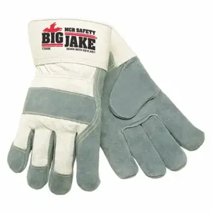 MCR SAFETY 1700K Leather Gloves, Size XL, ANSI Cut Level A3, Wing Thumb, Kevlar, 12 PK | CT2RDU 26K917