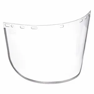 MCR SAFETY 181640A Faceshield Visor, Clear, Uncoated, Polyethylene, 8 Inch Visor Height, 16 Inch Visor Width | CT2PUM 2ELR3