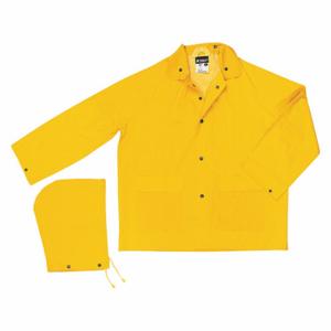 MCR SAFETY 200JX2 Classic 0.35 mm PVCPoly Jacket Yellow, 2XL | CU6RAM 26H306