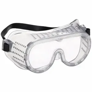 MCR SAFETY 2225RB Safety Goggles, Anti-Fog, Ansi Dust/Splash Rating Not Rated For Dust Or Splash, Direct | CT2TNC 26G966