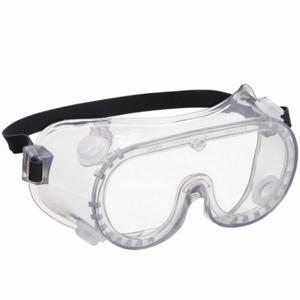MCR SAFETY 2230RB Schutzbrille, unbeschichtet, Ansi-Staub-/Spritzschutzklasse D3/D4, indirekt, klar, Polycarbonat | CT2TNJ 26G932