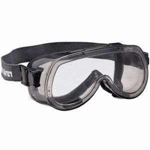 MCR SAFETY 2400F Schutzbrille, kratzfest, Ansi-Staub-/Spritzschutzklasse D4, indirekt, grau, Polycarbonat | CT2TNH 26H174