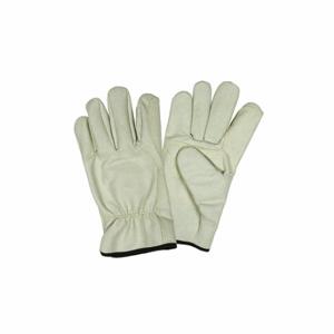 MCR SAFETY 3730DPL Beige Driver Syn Leather Double, L, PK 12 | CT2PQW 26K491