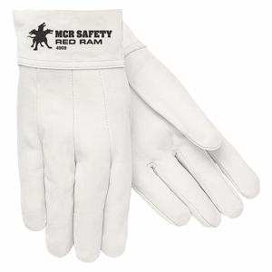 MCR SAFETY 4908 Welding Gloves, MIG, TIG, S/7, PK 12, Straight Thumb, Straight Cuff, Premium | CT2TXW 26K517