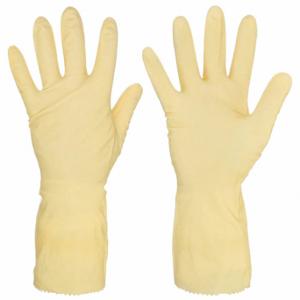 MCR SAFETY 5070E Chemical Resistant Glove, 16 mil Thick, 12 Inch Length, Diamond, S Size, Amber, 1 Pair | CT2MZL 48XW39