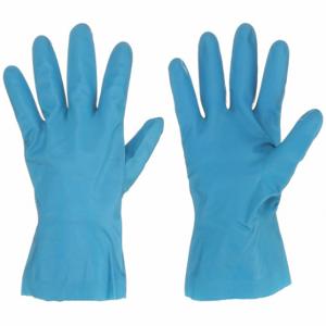 MCR SAFETY 5199B Chemikalienbeständiger Handschuh, 18 mil dick, 12 Zoll Länge, genarbt, XL-Größe, blau, 1 Paar | CT2MZZ 48GL80
