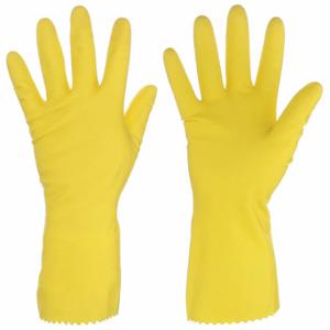 MCR SAFETY 5280P Chemikalienbeständiger Handschuh, 18 mil dick, 12 Zoll Länge, Wabenmuster, Größe M, Gelb, 1 Paar | CT2NAB 48GL70