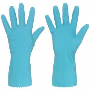 MCR SAFETY 5299PB Chemical Resistant Glove, 18 mil Thick, 12 Inch Length, Diamond, XL Size, Blue, 12 Pack | CT2MZX 49DA74