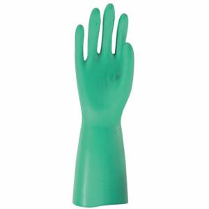 MCR SAFETY 5307E Chemical Resistant Glove, 11 mil Thick, 13 Inch Length, S Size, Green, 12 Pack | CT2MWT 48GL15