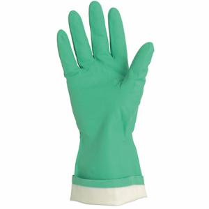 MCR SAFETY 5318E Chemikalienbeständiger Handschuh, 15 mil dick, 13 Zoll Länge, Größe M, grün, 1 Paar | CT2MZF 48GL91