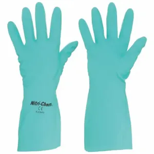 MCR SAFETY 5331S Chemical Resistant Glove, 18 mil Thick, 13 Inch Length, Diamond, 2XL Size, Green, 1 Pair | CT2NBV 48GM13