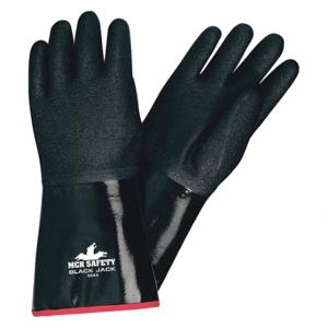 MCR SAFETY 6944XL Multi-Dipped Neoprene Gloves, 14 Inch Glove Length, Rough, Xl Glove Size, Black | CT2QEU 69VR25