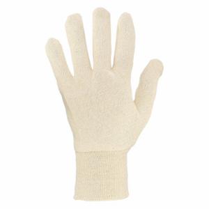 MCR SAFETY 8000I Gloves, Cotton, Brn, Large, 8 oz, PK 12 | CT2QDL 392D26