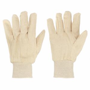 MCR SAFETY 8100C Gloves, Cotton, Knit Wrist, Size L, PK 12 | CT2QDN 392D27