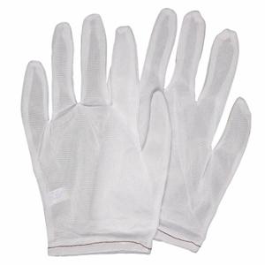 MCR SAFETY 8700S Inspection Gloves, Size S, Finished Hem, Seamless Knit, Nylon, 8.5 Inch Glove Length | CT2QEC 26H233