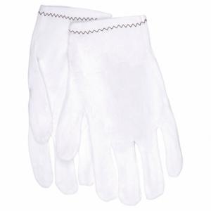 MCR SAFETY 8720M Inspection Gloves, Size L, Finished Hem, Seamless Knit, Nylon, 9 Inch Glove Length, 12 PK | CT2QDW 26H264