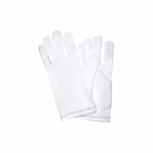 MCR SAFETY 8750XS Inspection Gloves, WomenS Xs, Finished Hem, Cut And Sewn, Nylon, White, 12 PK | CT2QEZ 26H661