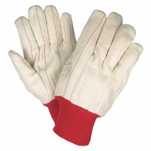 MCR SAFETY 9018CR Double Palm Nap Inch Red Knit Men, PK 12 | CV4LQL 26J224