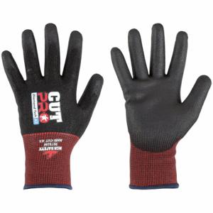 MCR SAFETY 90752L Cut-Resistant Gloves, L, Ansi Cut Level A3, Palm, Dipped, Polyurethane, 12 PK | CT2PWM 55VT18