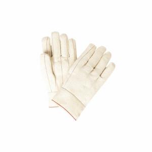 MCR SAFETY 9118B Strickhandschuhe, Größe L, Handschuhhandschutz, Baumwolle, 18 oz Stoff weiß, 12 PK | CT2QNT 26J137