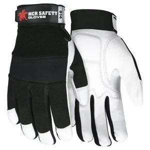 MCR SAFETY 914L Mechanics Gloves, Size L, Mechanics Glove, Full Finger, Goatskin, Padded Palm, 1 Pair | CT2RNF 60HM55