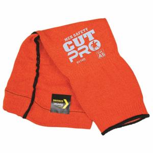 MCR SAFETY 9174O Cut-Resistant Sleeve, Ansi/Isea Cut Level A5 With Bicep Gusset, Orange | CT2TVD 55VT23