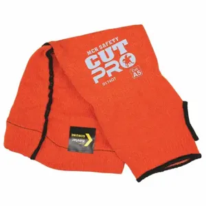 MCR SAFETY 9174OT Cut-Resistant Sleeve, Ansi/Isea Cut Level A5 With Bicep Gusset, Orange | CT2TVC 488A61