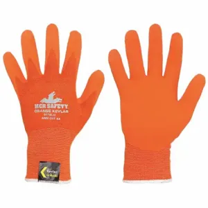 MCR SAFETY 9178LOS Coated Glove, S, Foam Latex, Orange, 1 Pair | CT2NQR 488A64