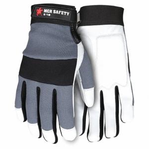 MCR SAFETY 919XL Mechaniker-Handschuhe, Größe XL, Mechaniker-Handschuh, Vollfinger, Ziegenleder, gepolsterte Handfläche, 1 Paar | CT2RTG 60HM67