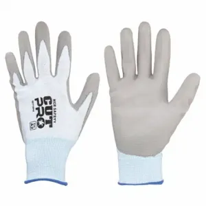 MCR SAFETY 92718PUM Coated Glove, M, Polyurethane, 12 Pack | CT2NND 491R41