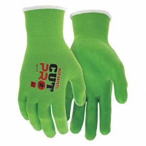 MCR SAFETY 92737S Schnittfeste Handschuhe, S, Ansi-Schnittstufe A3, Handfläche, getaucht, Silikon, glatt, 12 Stück | CT2PXK 349FZ1