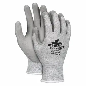 MCR SAFETY 92743PUL Knit Gloves, Size L, Polyurethane, Ansi Abrasion Level 5, 1 Pair | CT2QQC 177XK8