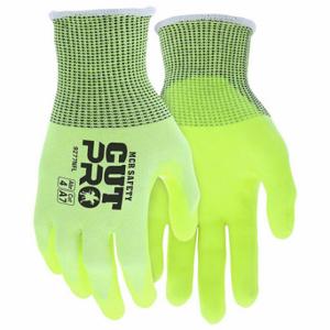 MCR SAFETY 9277NFL Cut-Resistant Glove, L, Ansi Cut Level A7, Palm, Dipped, Nitrile, 12 PK | CT2PVB 801AZ3