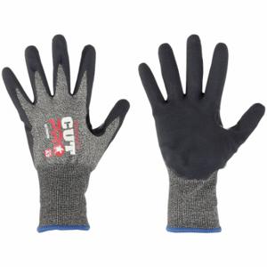 MCR SAFETY 9278NFL Coated Glove, L, Foam Nitrile, Sandy, Gray, 12 Pack | CT2PAF 60JA65