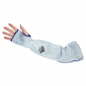 MCR SAFETY 9318DT510T Cut-Resistant Sleeve, Ansi/Isea Cut Level A5, Blue, Sleeve With Thumbhole, Knit Cuff | CT2TVF 49DD01