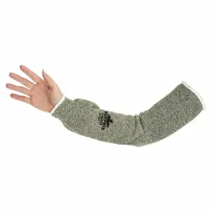 MCR SAFETY 9318K7 Cut-Resistant Sleeve, Ansi/Isea Cut Level A6, Green, Sleeve, Knit Cuff | CT2TVX 49DC92